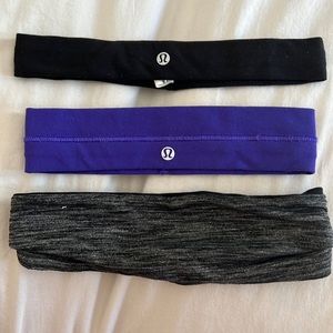 Lululemon headbands (All 3 for this price)